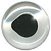 Clear Glass Fish Eyes On Wire 10MM