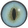 Light Blue Cat Eyes 14MM