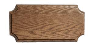 Oak Wall or Table Plaque 6" x 18"