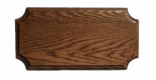 Walnut Wall or Table Plaque 8" x 24"