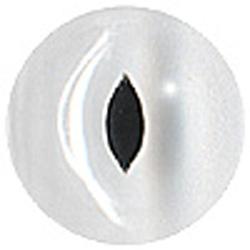 Glass Clear Eyes (Slit Pupil) 16mm