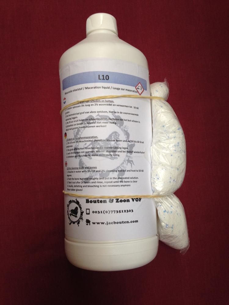 L10 Maceration Liquid (For Cleaning Skulls and Bones) 1LTR