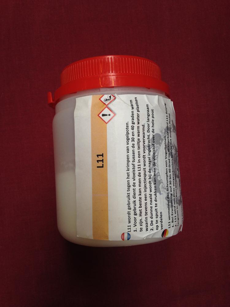 L11 Prevents Shrinking of Bird Feet 250 Grams