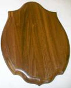 Walnut Shield 9" x 12"