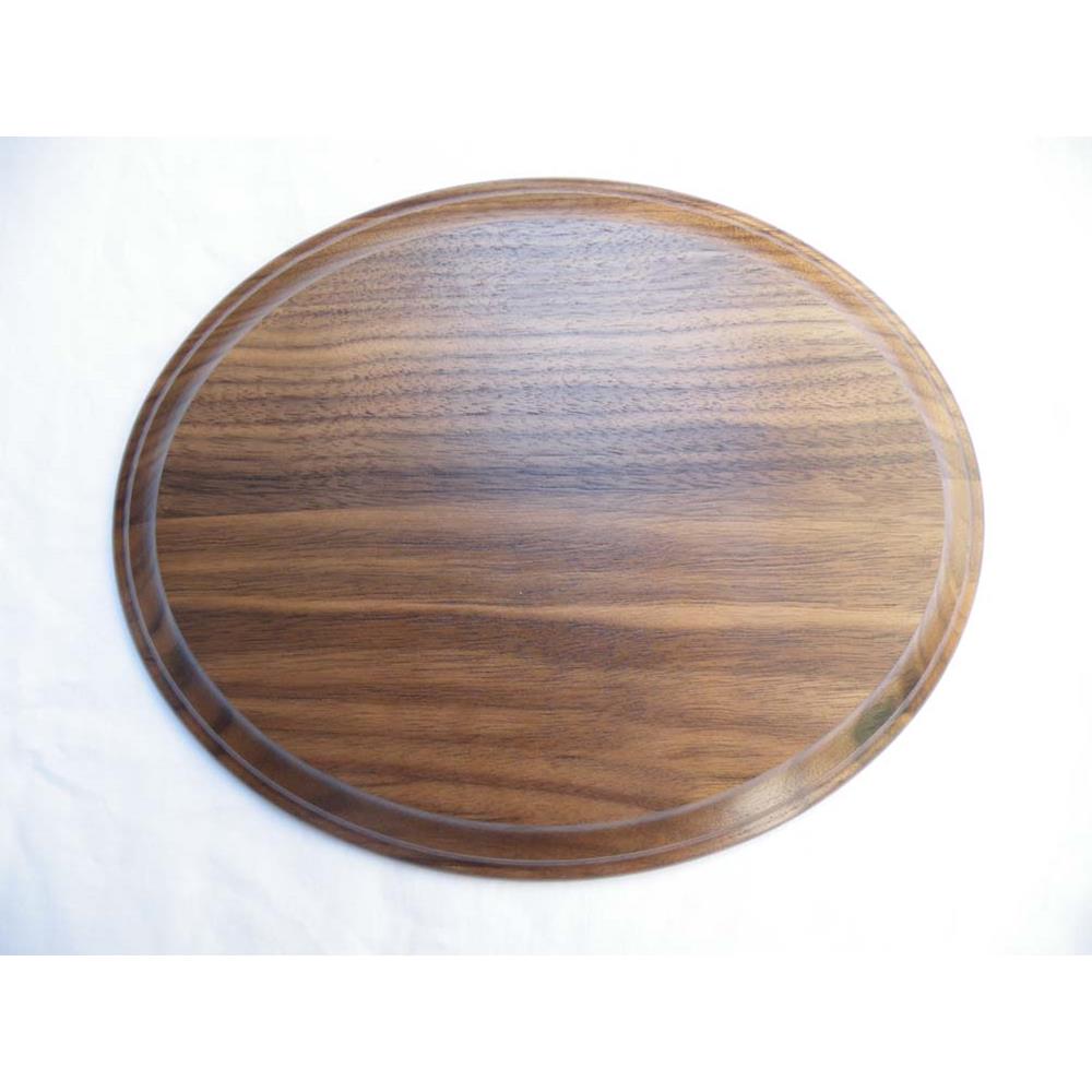 Walnut Oval Base