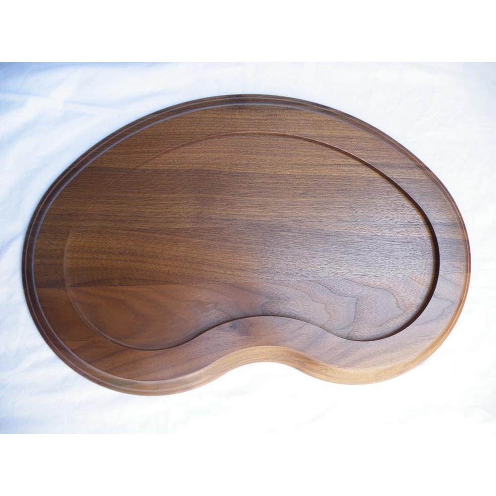 Walnut Kidney Shape Base