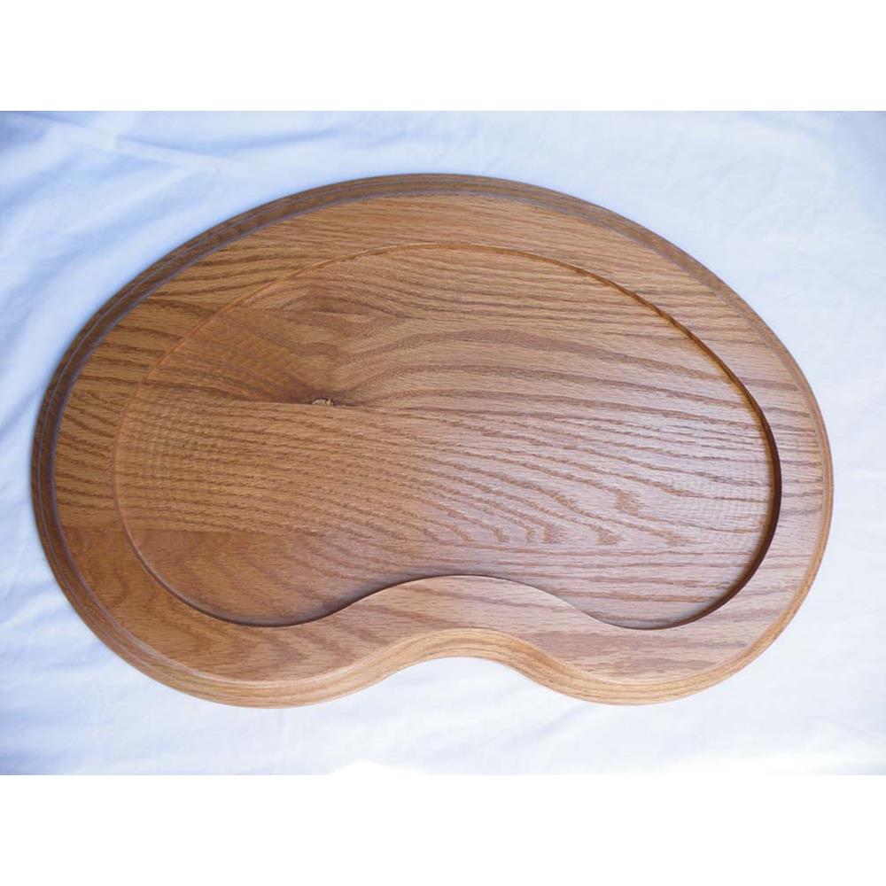 Oak Kidney Shape Base