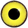 Glass Grey Heron Eyes 13MM