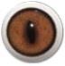 fox eyes white banded 12/16mm
