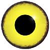 Glass Great Grey Owl Eyes 14MM