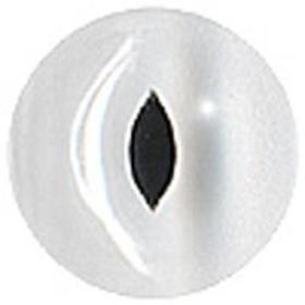 glass clear eyes (slit pupil) 16mm