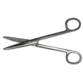 curved scissors  (628)